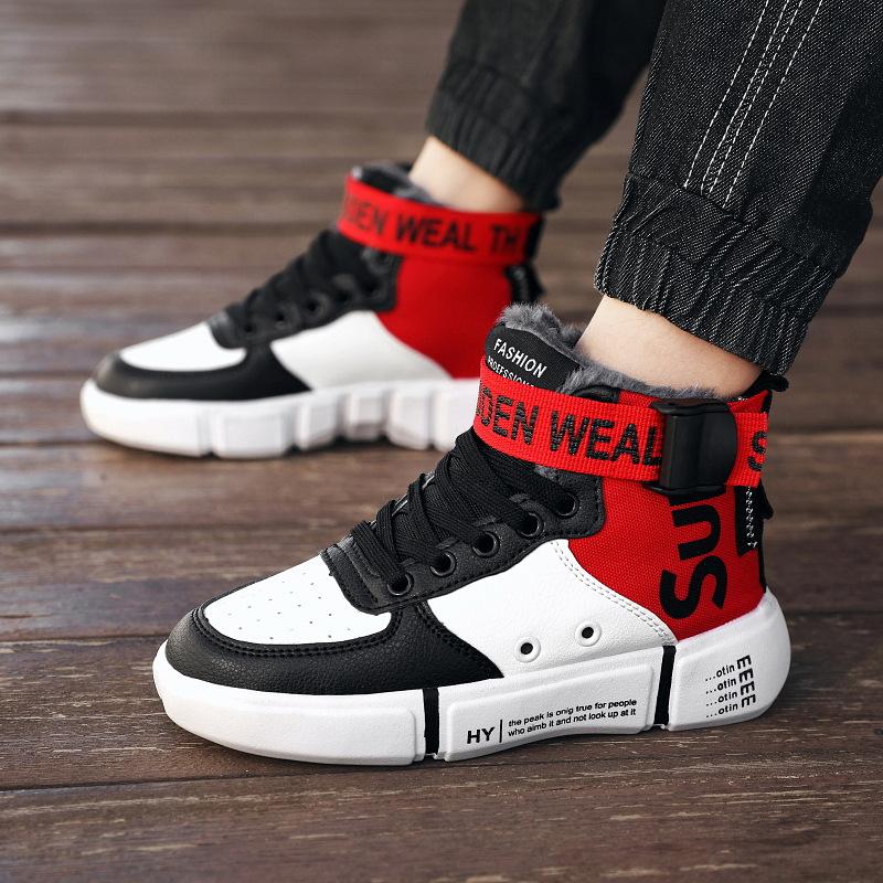 New men's shoes Martin boots high-top versatile British shoes men's casual shoes men