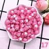 50pcs Five-pointed Star Acrylic Beads Loose Spacer Beads for Jewelry Making DIY Bracelet Accessories