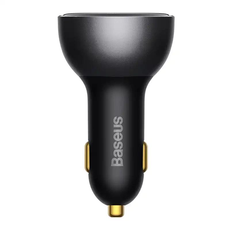 Ładowarka Samochodowa Baseus Superme Usb, Usb-C, 140W (Czarna)