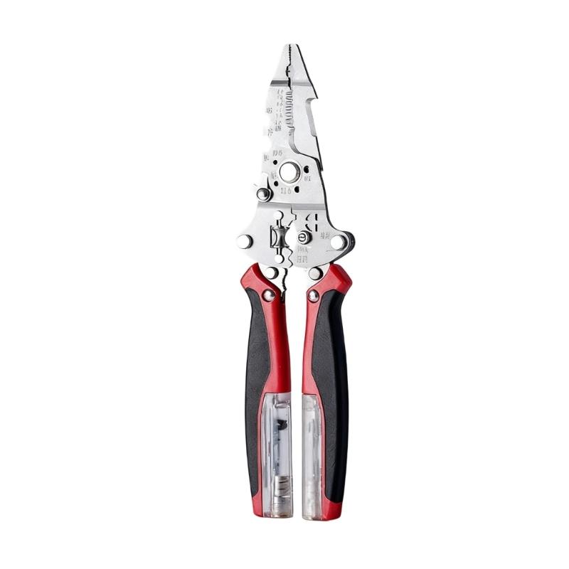 18 in 1 Wire Stripper Tool Voltage Ergonomic Handle Stainless Steel for Electrical Maintenance