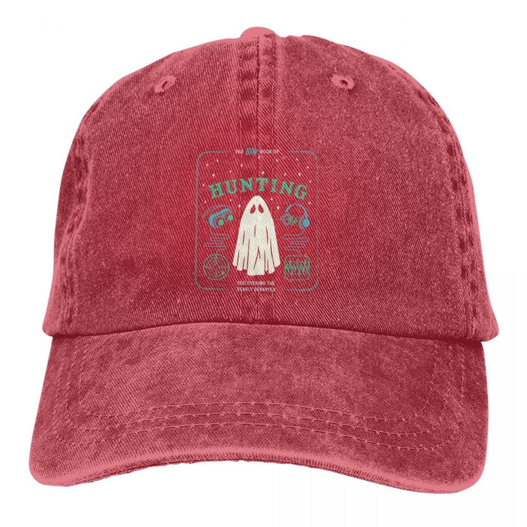 The Big Book Of Ghost Hunting Halloween Baseball Cap Unisex Hats Women Visor Protection Snapback Baphomet Satan Lucifer Caps