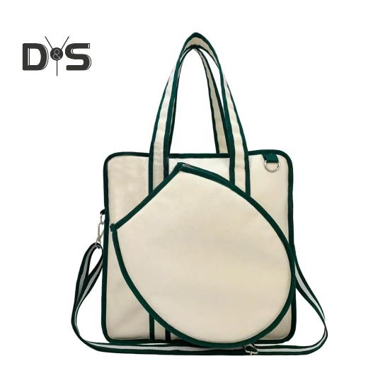 

Сумка-тоут для тенниса для женщин, сумка для теннисных ракеток, вместительная сумка для паделя, регулируемая спортивная сумка для пиклбола на 2 ракетки A