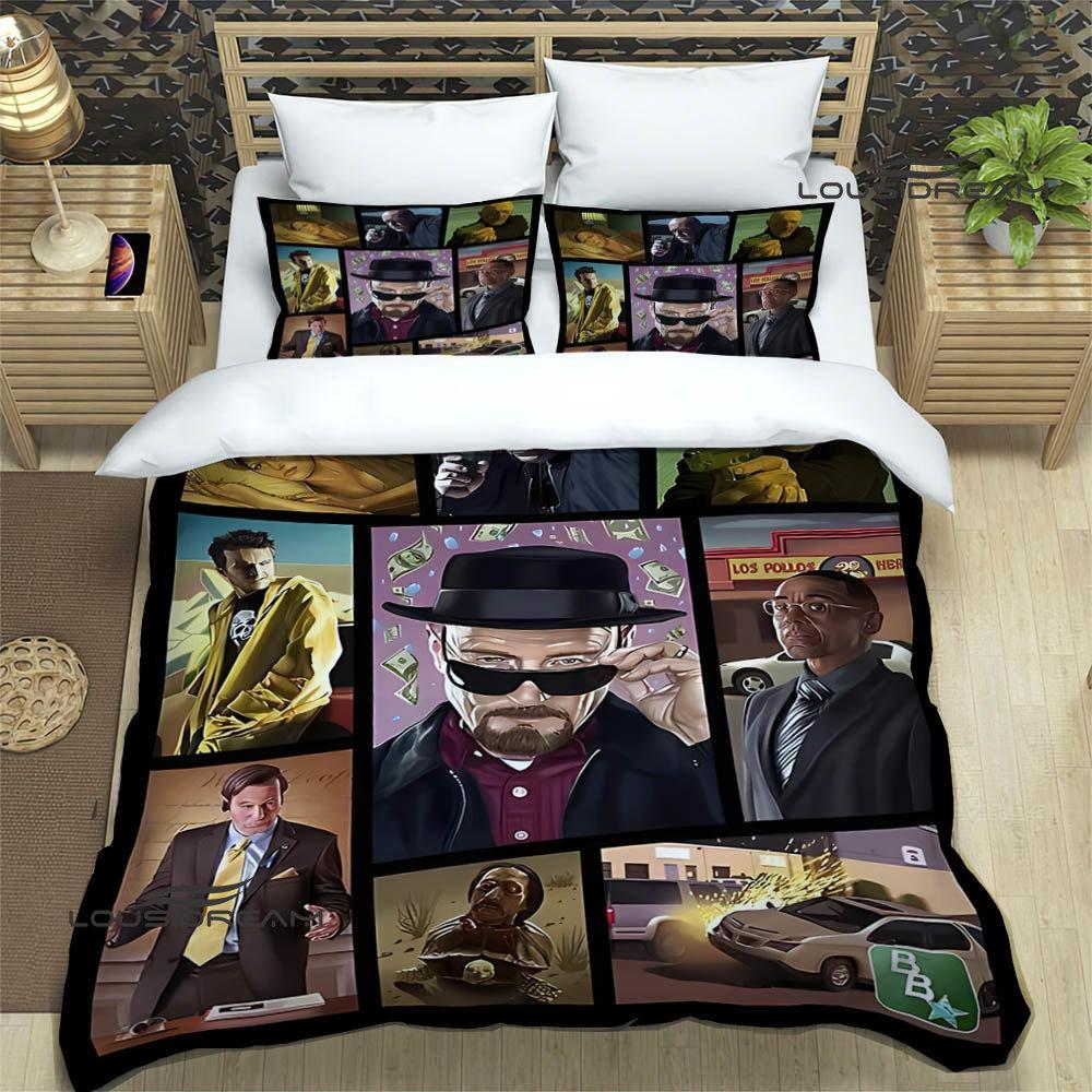 Movie BREAKING BAD Bedding Sets Exquisite Bed Supplies Set Duvet Cover Bed Comforter Set Bedding Set Luxury Birthday Gift