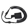 TPU Coiled Spring Waist Safety Rope Outdoor Surfboard Water Sport Surfboard Leash Comfortable Surfboard Leash Easily Use
