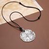 Vintage Distressed European and American Style Large Pendant Long Necklace, Stylish and Unique Sweater Chain, Autumn and Winter High-End Ethnic Style