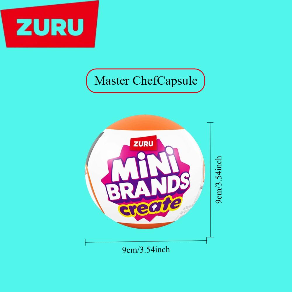 ZURU Mini Brands Mâncare Umple Frigiderul Seria 1 Plauset Brands Casulă de Casă Creând DIY O Bucătărie Mini MasterChef Seria de Mâncare