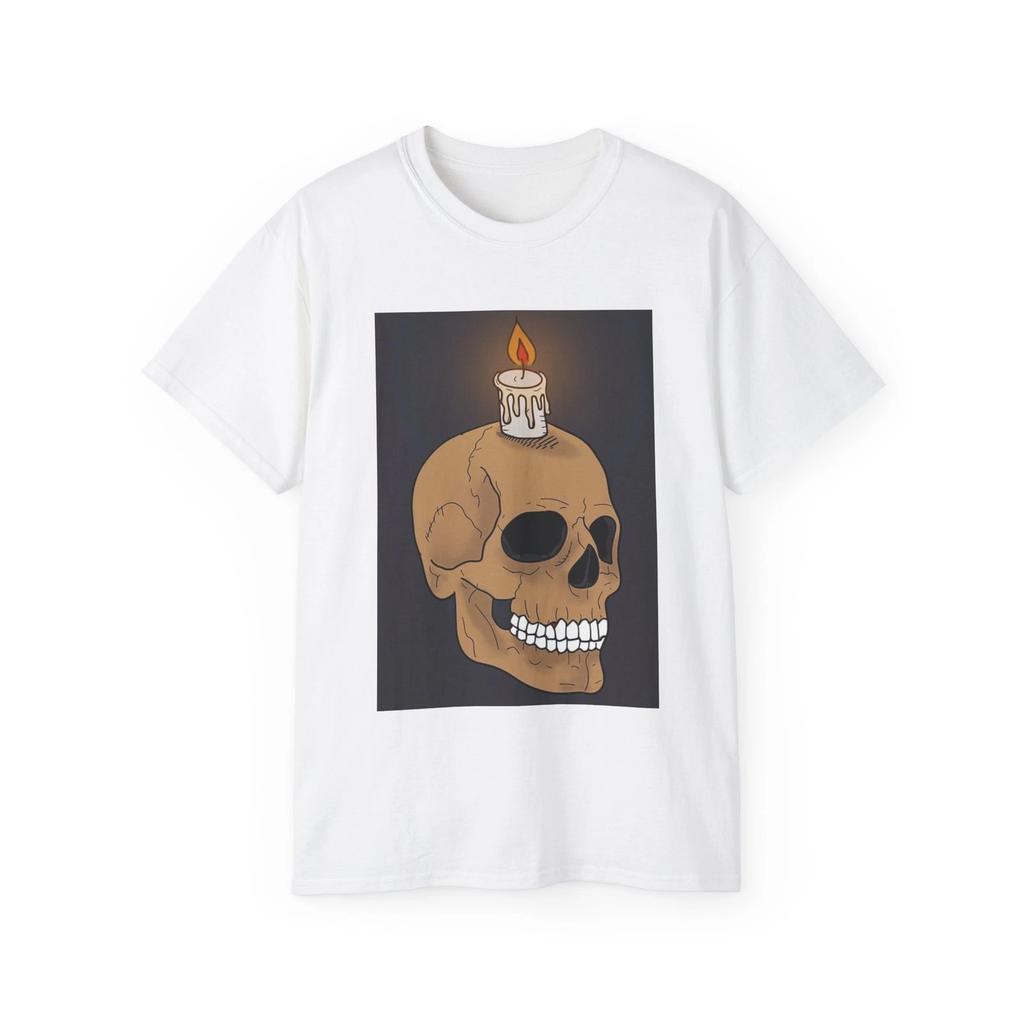 Skull Candle Skull Candle Light Fantasy | Custom Graphic T-Shirt