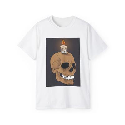 Skull Candle Skull Candle Light Fantasy | Custom Graphic T-Shirt