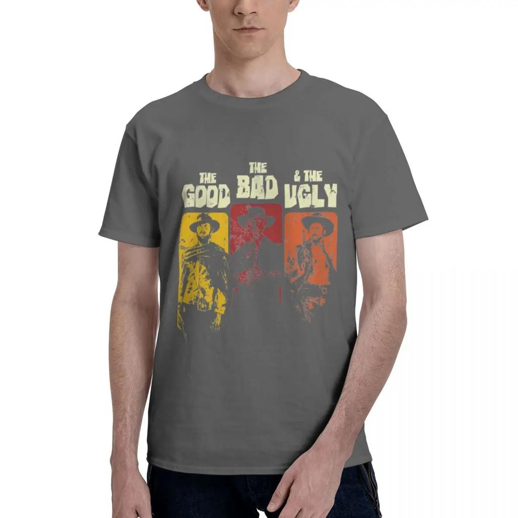 The Good The Bad And The Ugly T Shirts Casual Tee Shirt Short Sleeve Crew Neck T-Shirt Novelty Funny Summer Clothing