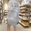 Student Schoolbag Solid Color Campus Backpack Women Large Capacity Backpack
