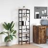 Bookshelf Smoked Oak 40 x 29.5 x 149 cm Particleboard