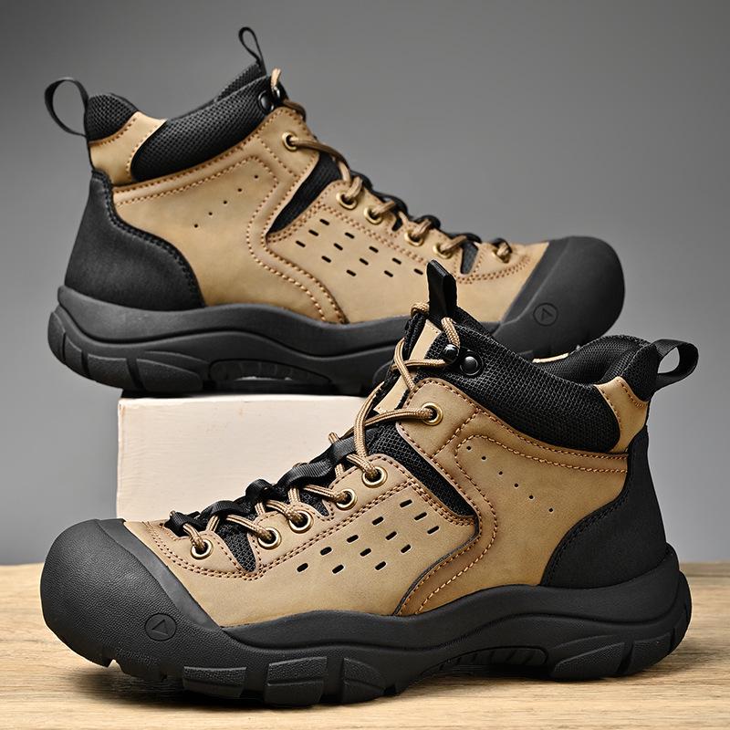 Men's Retro Martin Boots - Plus Velvet High-Top Casual Sports Shoes, Autumn/Winter Versatile Tooling Style