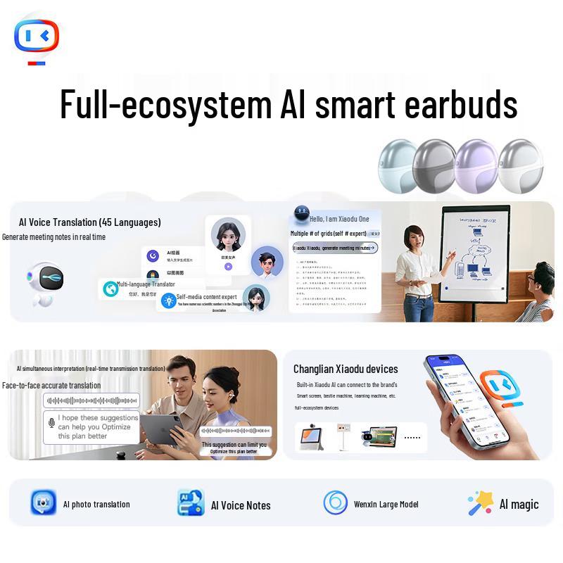 Xiaodu Dupods S200 Smart Open-Ear Wireless Headphones