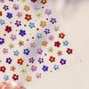Cherry Blossom Pink Flower Sakura Spring 5D Nail Art Sticker Gold Stamping Soft Adhesive Relief Adhesive Chic Manicure Decals