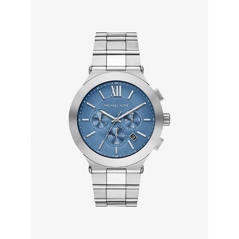 Большие серебристые часы Michael Kors Billie MK9222 серебряный