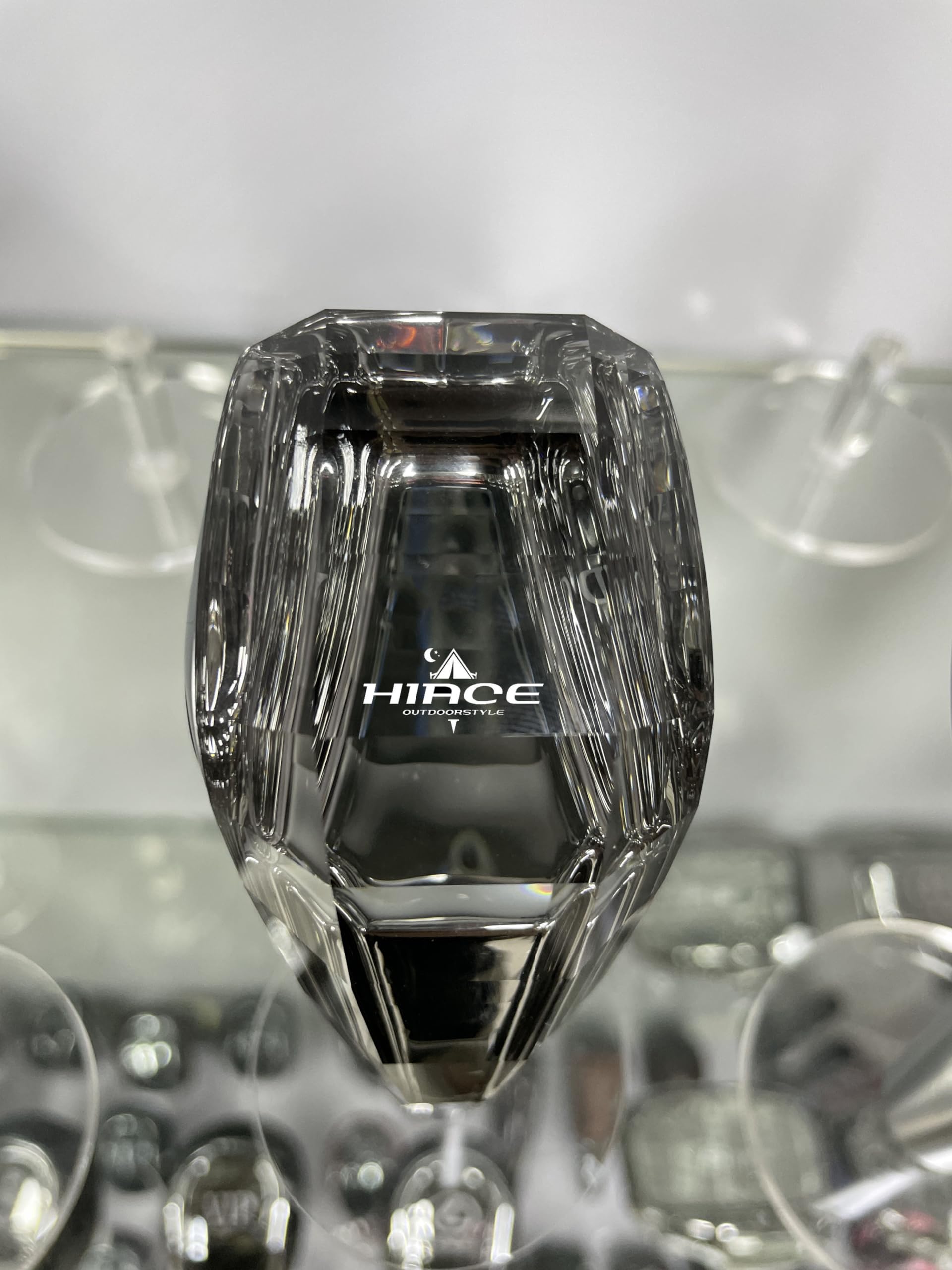 

Куклал Тойота Хайс HIACE (2004-2024 гг.) Кристальная ручка переключения передач с улучшенной светодиодной подсветкой и сенсорным управлением 7 чёрный