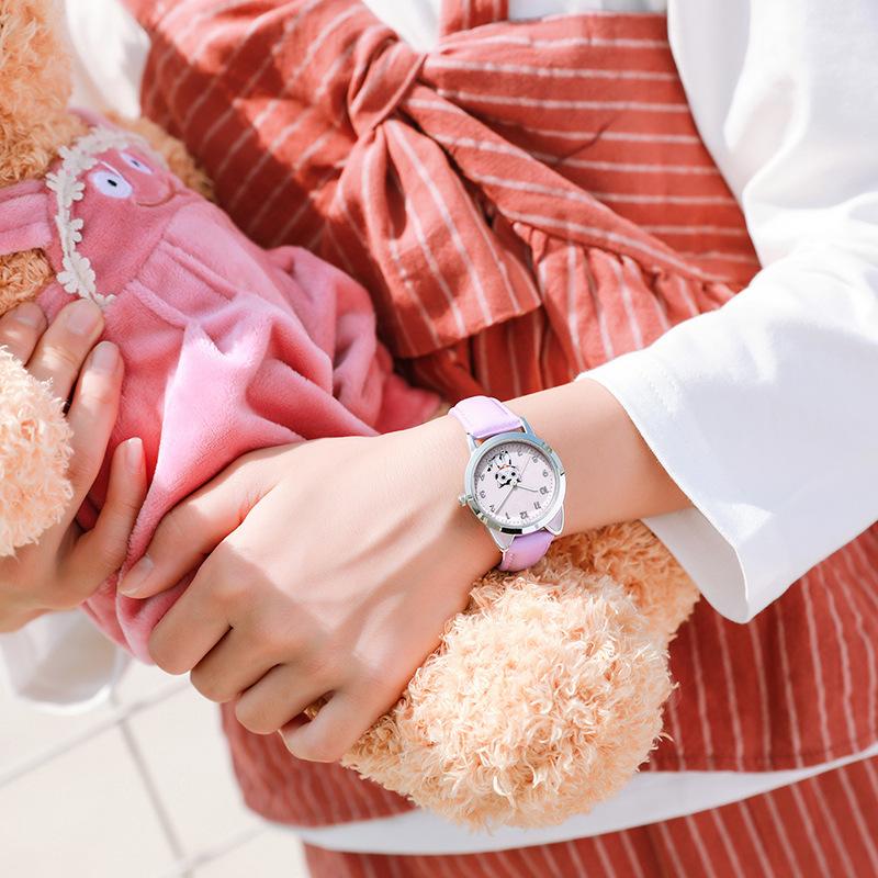 BK44 Fashion Children's Pointer Quartz Watch for Girls Waterproof Night Light 5-15 Year Old Elementary School Girls' Watch