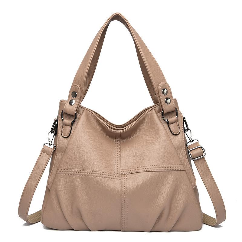 Damenhandtasche, Tasche für Frauen mittleren Alters, Neue Tragetasche, Damenhandtasche, Große Kapazität Achsel-Umhängetasche, Vielseitige Umhängetasche