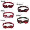 Decorations Navidad Decor Bowknot Snowflake Xmas Garland Christmas Grid Headband New Year Gift