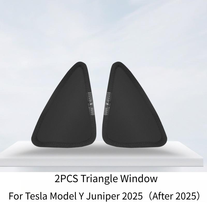 For Tesla Model Y Juniper 2025 Car Side Window Sun Shade Curtain Summer Sun Protection Sunshade Cover UV Car Privacy Curta