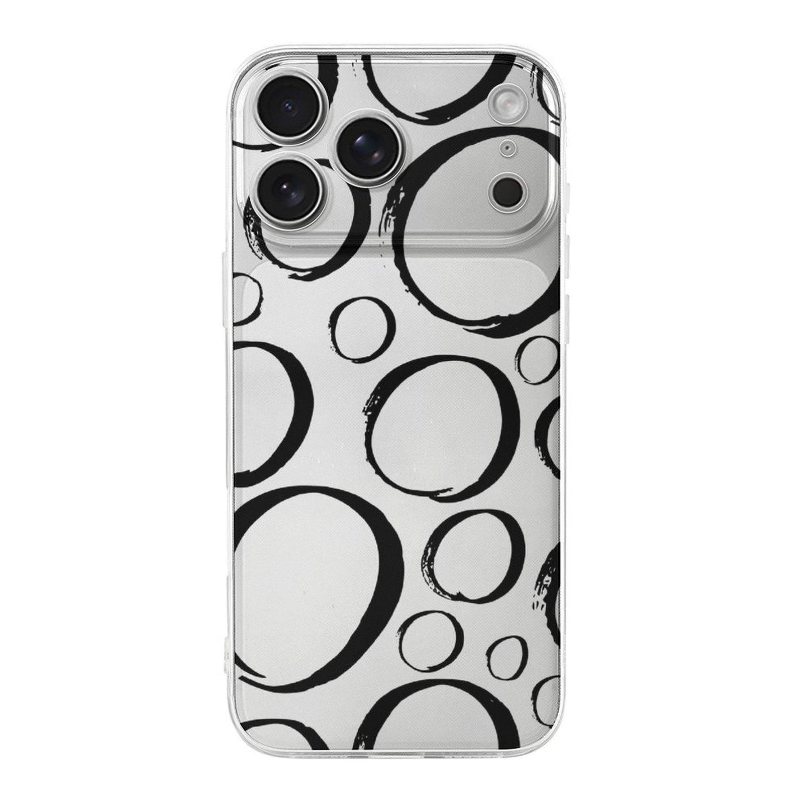 

1 Pack For iPhone 17 Series TPU Phone Case Anti-Slip Grip-Friendly Glossy Design, Daily Protection IPHONE-17ProMax белый