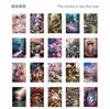 20 pcs Dream forest material paper plant pattern decorative hand ledger material paste the bottom message Junk Journal Supplies