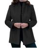 Haut à capuche à manches longues pour femme, couleur unie, veste légère, manteau, hiver et automne