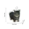 Chaveiro Engraçado Gato Chaveiro Pingente com Som Adorável Mochila Chaveiro Pingente para Meninos Adolescentes Homens Mulheres Meninas e Crianças