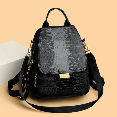 Fashionable Backpack for Women Korean Style Easy To Wear Backpack for Women Backpack Large Capacity Soft Leather Anti-theft Travel Bag