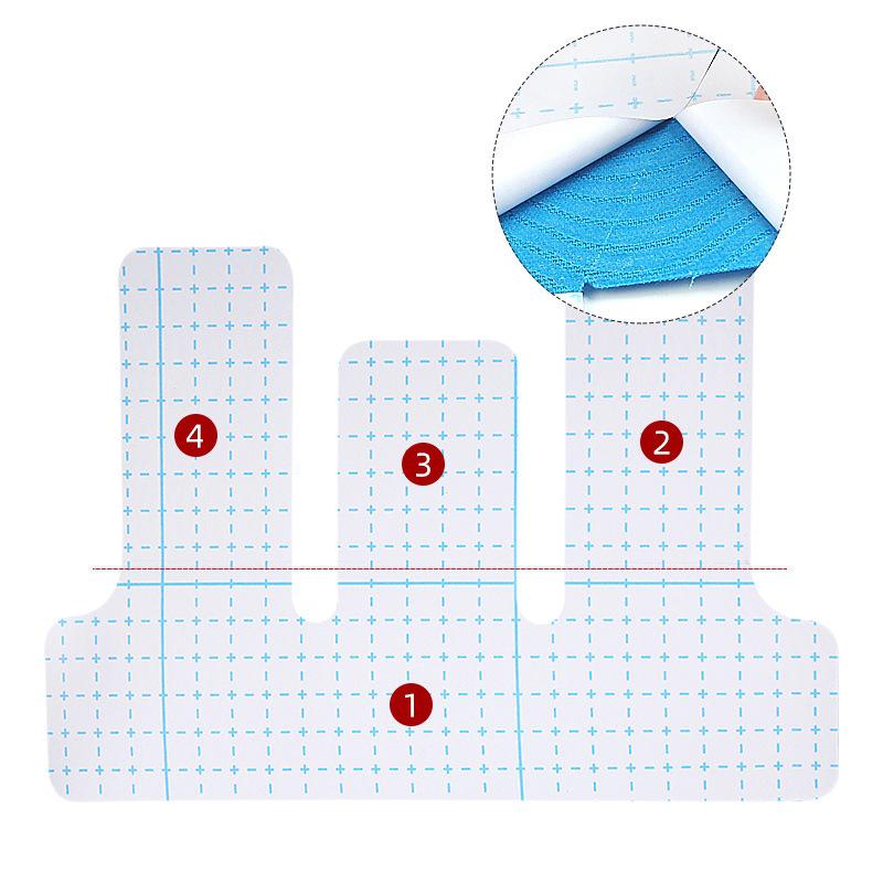 Pre-cut Shoulder Muscle Support Kinesiology Tape - Elastic, Anti-chafing Sports Bandage