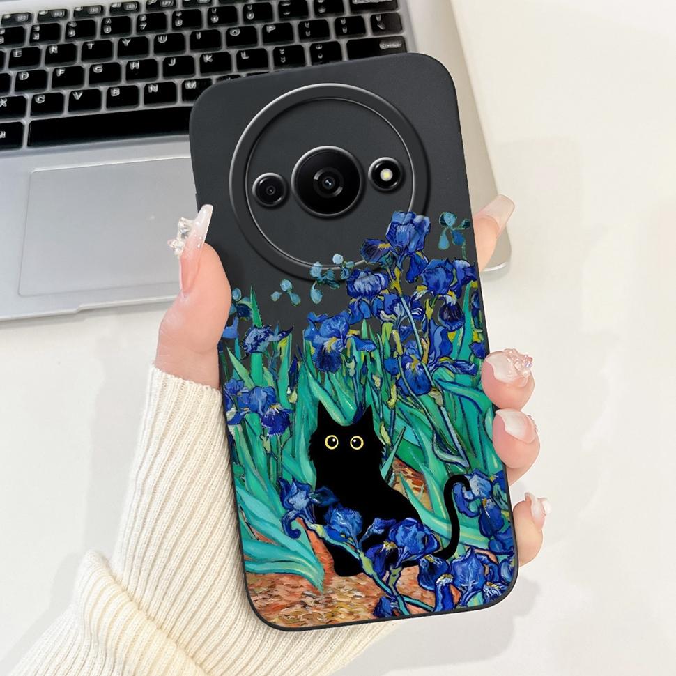 For Xiaomi Redmi A3 4G Case Luxury Art Painted Cover For Redmi A3 A2 A1 RedmiA3 RedmiA1 Phone Casing Soft Fundas ShockProof