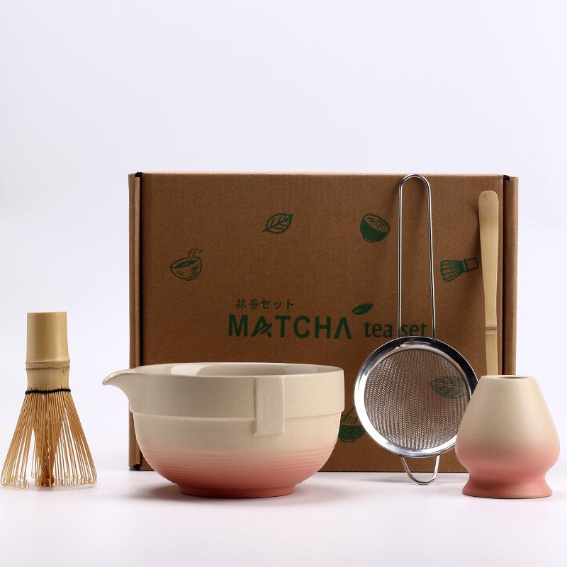 5pcs/set Japanese Matcha Set Vintage Bamboo Matcha Brush Exquisite Matcha Bowl Tea Tools Accessories Ceremony Great Gifts Box