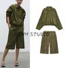 Spring New Suede Texture Effect Casual Shorts 4344154 Pilot Jacket Outwear 4344155