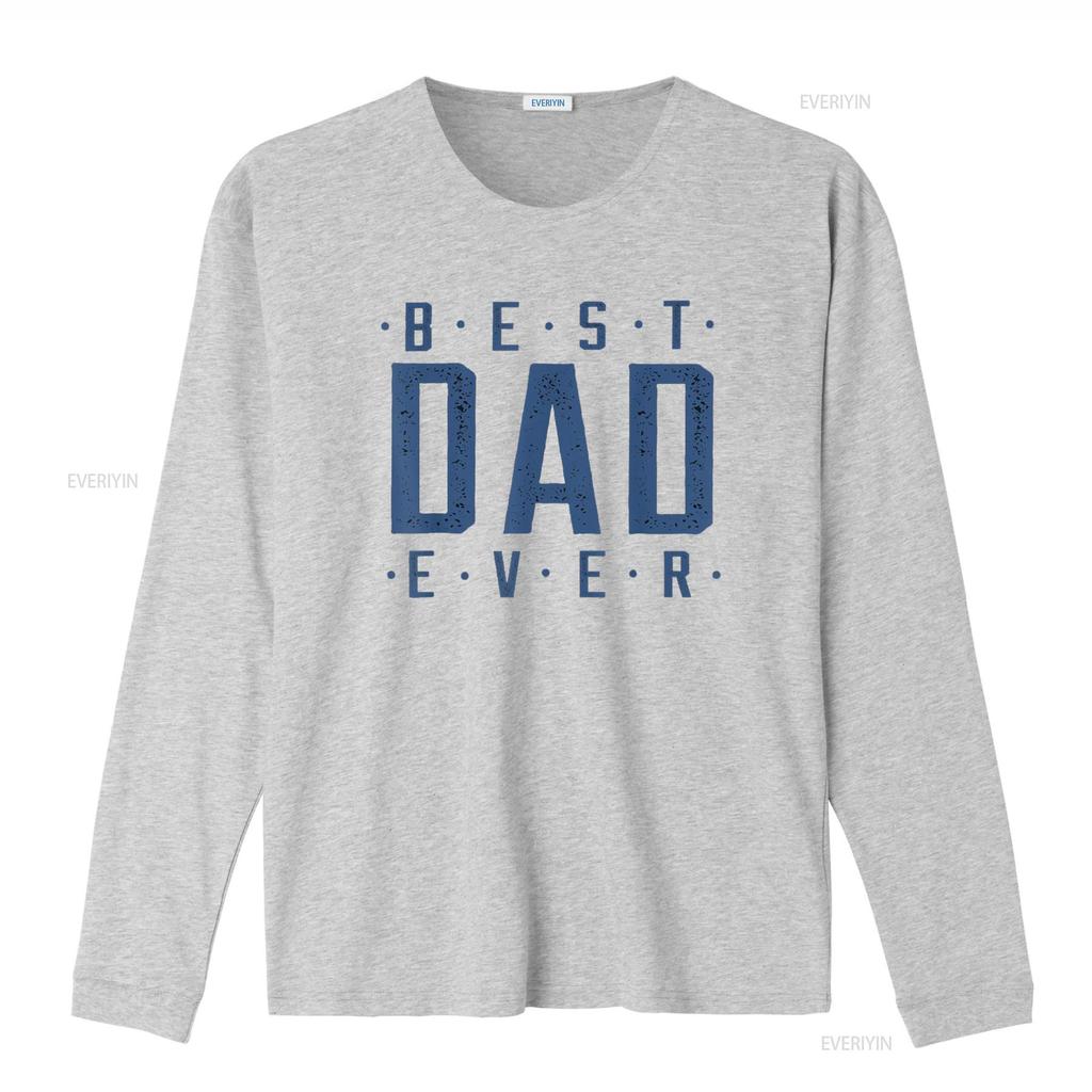 Mens Best Dad Ever Father s Day T Shirt vintage Washed Top For Everyday Wear Stylish Breathable Unisex streetwear Versatile