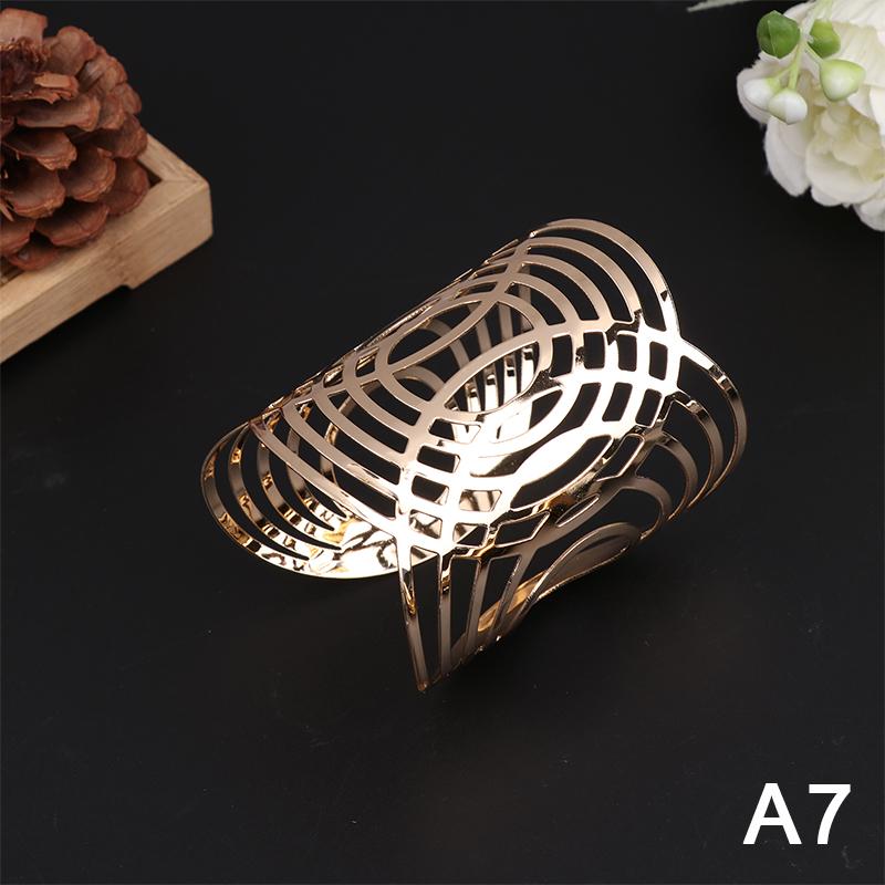 Chunky Wide Metal Bracelets For Women Open Cuff Exaggerated Cuff Bangles Trend Charm Arm Jewelry  Gifts