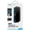 UNIQ Optix Privacy iPhone 15 Pro 6.1" Privacy Tempered Glass with Applicator