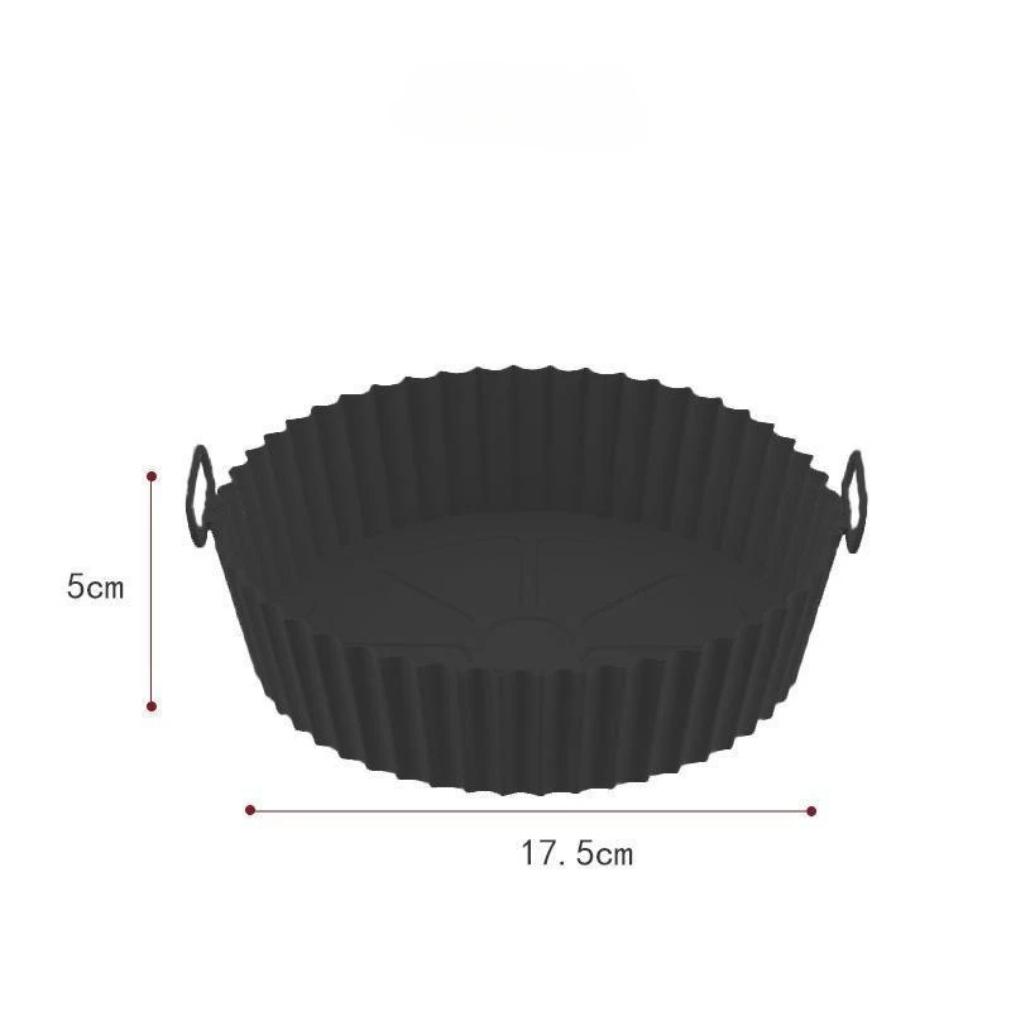 Protectores de Silicona para Freidora de Aire Olla de Silicona para Freidora de Aire Reutilizable Protectores de Silicona para Freidora de Aire Seguros para Alimentos Antiadherentes Cesta de Freidora de Aire Acceso