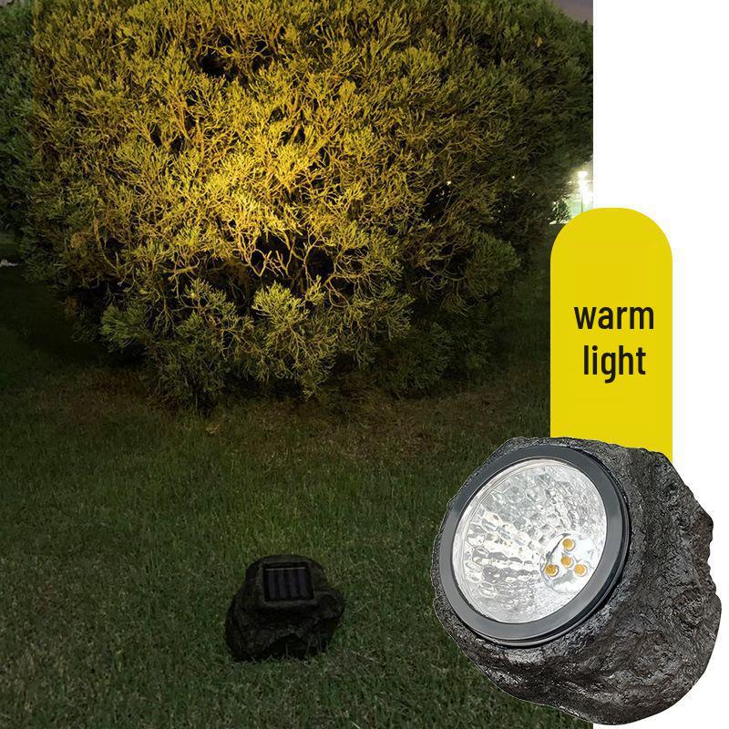 Solar LED Spotlight Outdoor Garden Lawn Decoration with Light Control