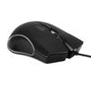 Wired Mouse 4 Color Backlight Gaming Chip USB Mice Ergonomic 7 Buttons Computer Supplies for Win XPBlack