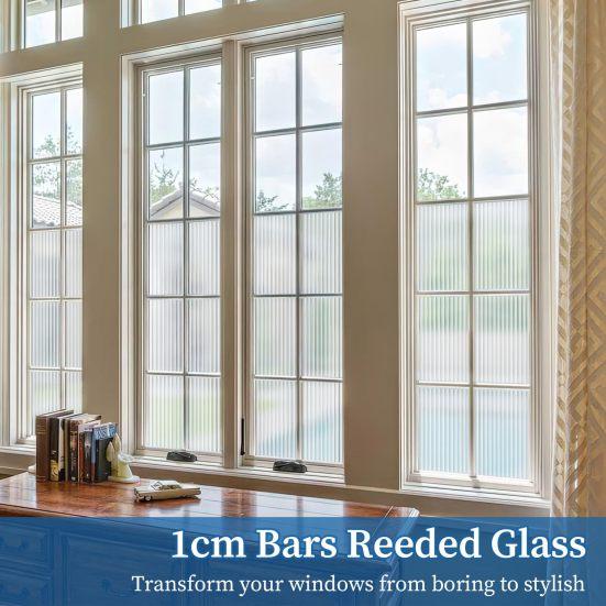 1 Roll 500x45CM Frosted Window Film Privacy Protection Sun Blocking Cuttable Reusable Non-Adhesive Static Home Office Bathroom Glass Covering