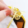 8 Stück Acryl Schmetterling Cupcake Topper Golden Silbern Transparent Kuchen Topper Hochzeit Geburtstagsfeier Zeremonie Babyparty Deko