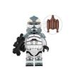 Blocks Building Mini Figures Clone Trooper Company Soldiers Heavy Gun