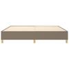 Vidaxl Bed Frame Without Mattress, Taupe, 200X200 Cm, Upholstered