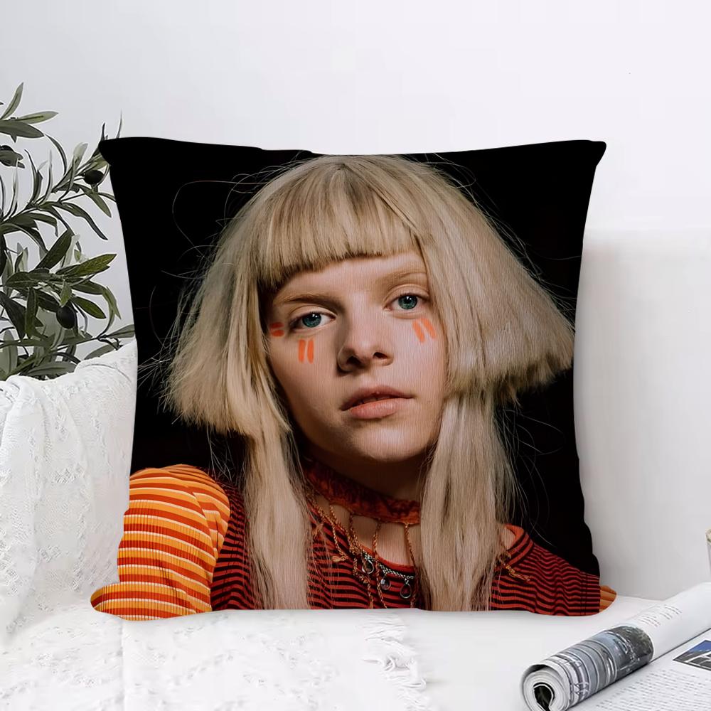 Album A-Aurora Singer Pillow Case Ultra Soft Skin Friendly Fabric Cloud Like Comfort & Concealed Zipper