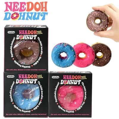 Needoh Dohnut Fidget Relief Sensory Toy Colorful Swapple Donut Filled Tpr Squish Stress Squeeze Anti Anxiety Adhd  Gift