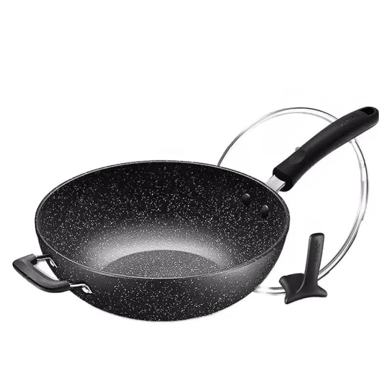 

SUPOR Non-stick Maifan Stone Wok Frying Pan