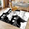 Office Carpet Cute Cats Design Perfect for Sofa Protection Under Chairs