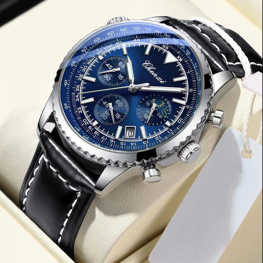 Watch for Men Fashion Waterproof Men Watch Sports Watches Mens Quartz Wristwatch Clock Men's Gift Relogio Masculino+Box