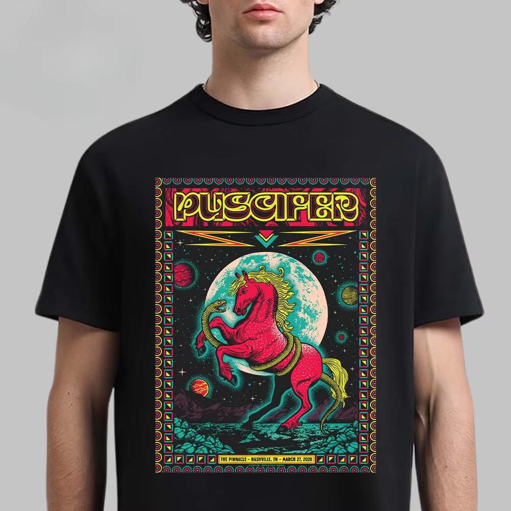 Puscifer Dark Aesthetic Fan Inspired Graphic Tee Gothic Streetwear Casual Unisex Top