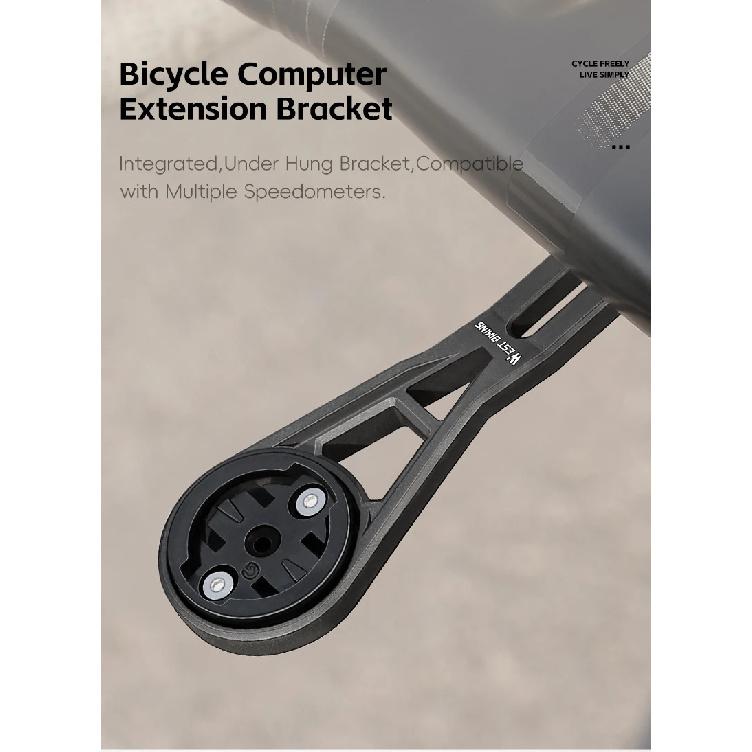 WEST BIKING Fahrradlenker Computerhalterung Nylon Halterung MTB Rennrad Lenkerverlängerung Basis für Garmin Bryton Wahoo